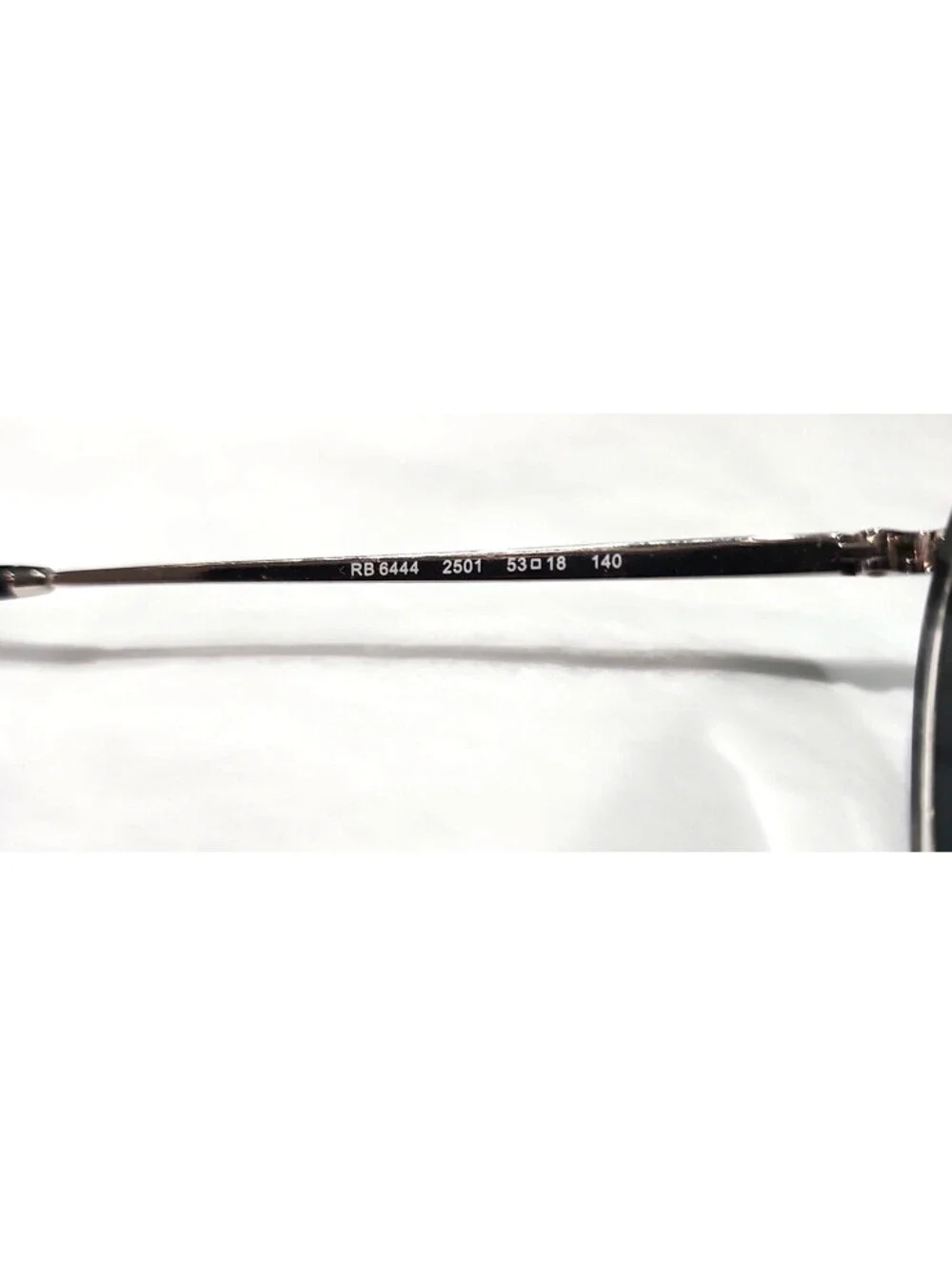 Ray Ban RB6444 2501 Silver Metal Square Eyeglasses 53-18 140 No Lenses